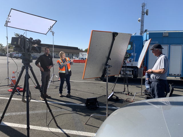 Interview setup for questioning PG&E 