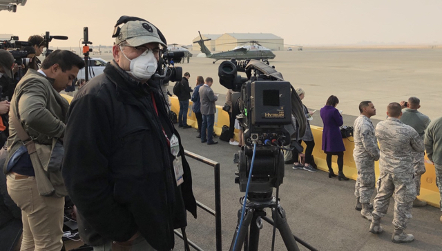 Waiting on the President to tour the fires in NorCal.
