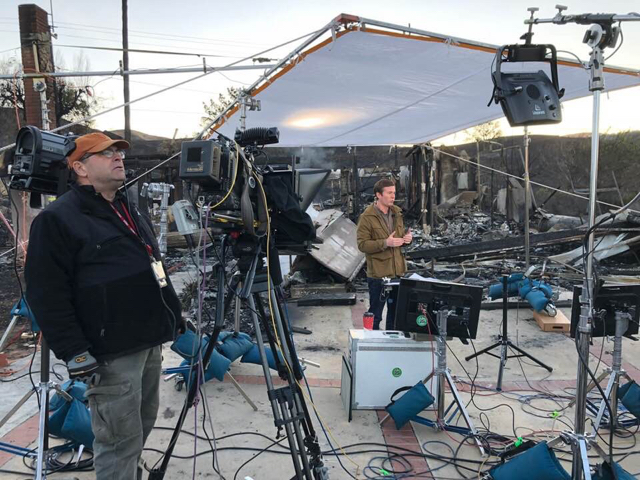 Evening News broadcast with Jeff Glor in Southern California